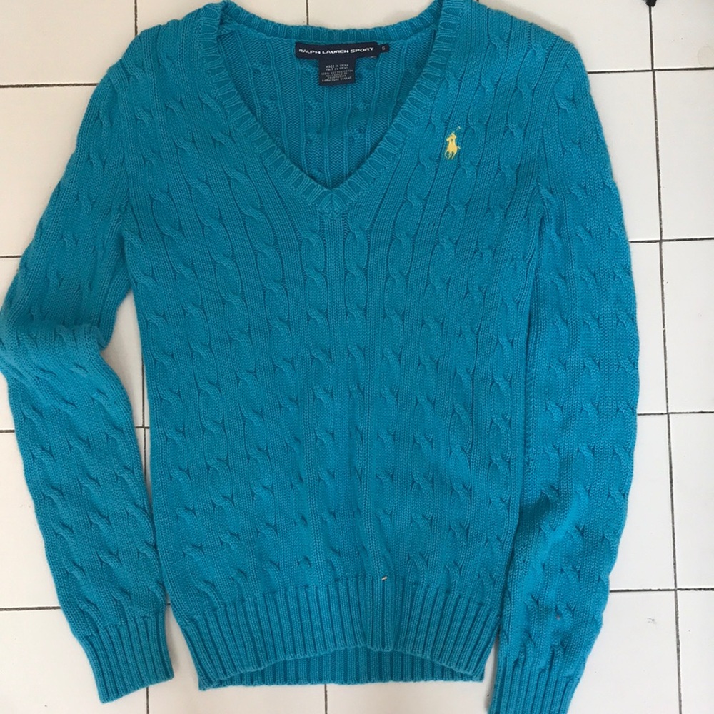 Cable knit sweater